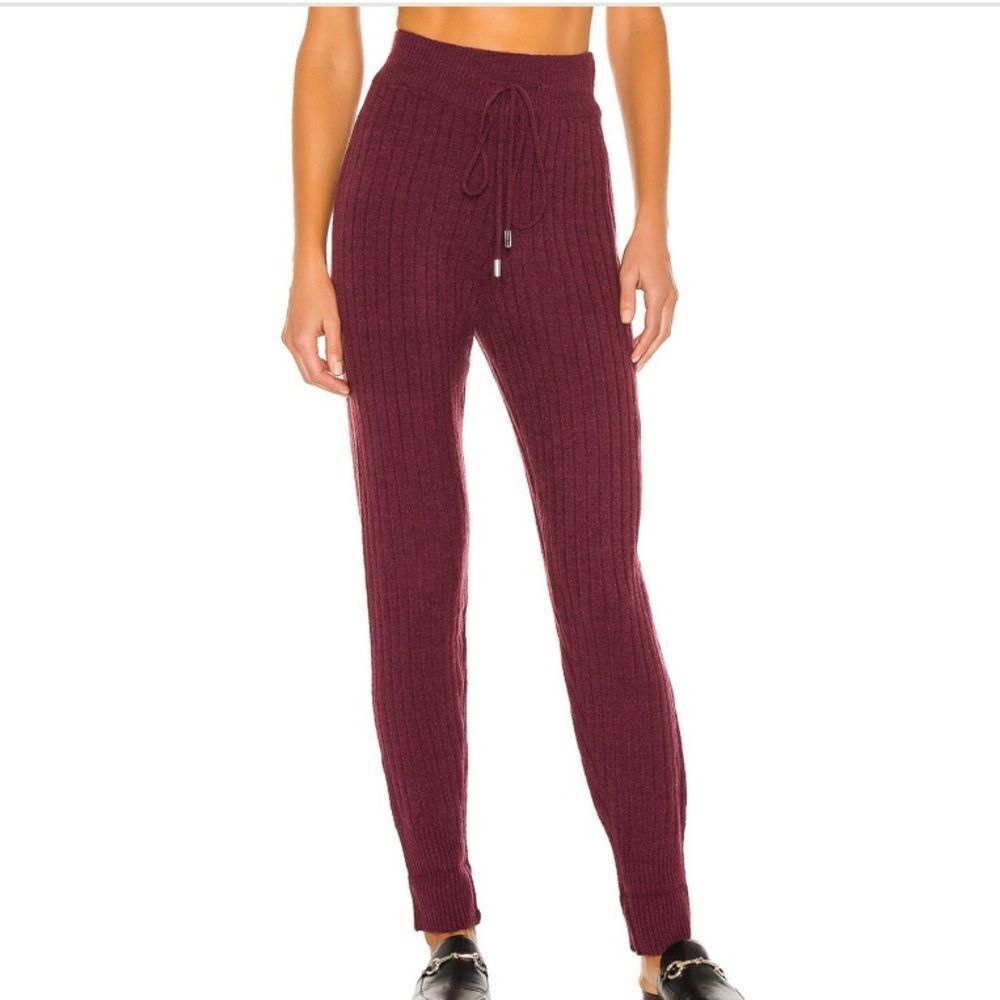 NWT Free‎ People Around the Clock Jogger in Wine